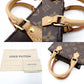 LOUIS VUITTON Petite Sac Plat Monogram Canvas M81295 2-Way Crossbody Shoulder Bag 7-12-650