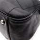 CHANEL Lambskin Chocolate Bar Mini Boston Shoulder Bag, Leather, Black, Silver Hardware