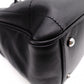 CHANEL Lambskin Chocolate Bar Mini Boston Shoulder Bag, Leather, Black, Silver Hardware