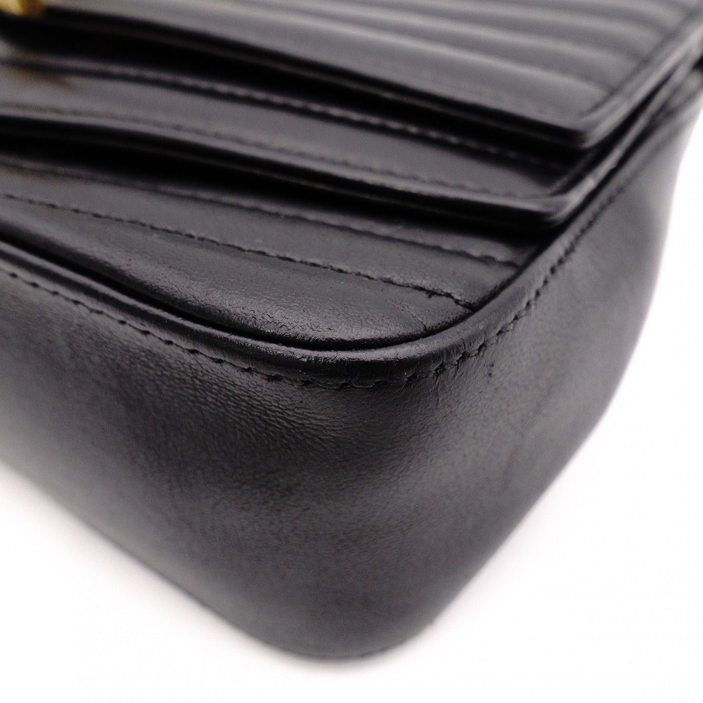 SAINT LAURENT Chain Shoulder Bag, Sulpis Shoulder Bag, Leather, Black