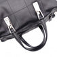 CHANEL Lambskin Chocolate Bar Mini Boston Shoulder Bag, Leather, Black, Silver Hardware