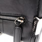 CHANEL Lambskin Chocolate Bar Mini Boston Shoulder Bag, Leather, Black, Silver Hardware