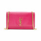 SAINT LAURENT Chain Shoulder Bag, Kate Shoulder Bag, Leather, Pink