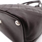 CHANEL Cambon Line Tote Bag with CC Logo, Brown with Silver Hardware, Women's