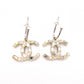 CHANEL Earrings: Metal, Rhinestones, Faux Pearls, CC Logo, Coco Logo