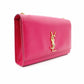 SAINT LAURENT Chain Shoulder Bag, Kate Shoulder Bag, Leather, Pink