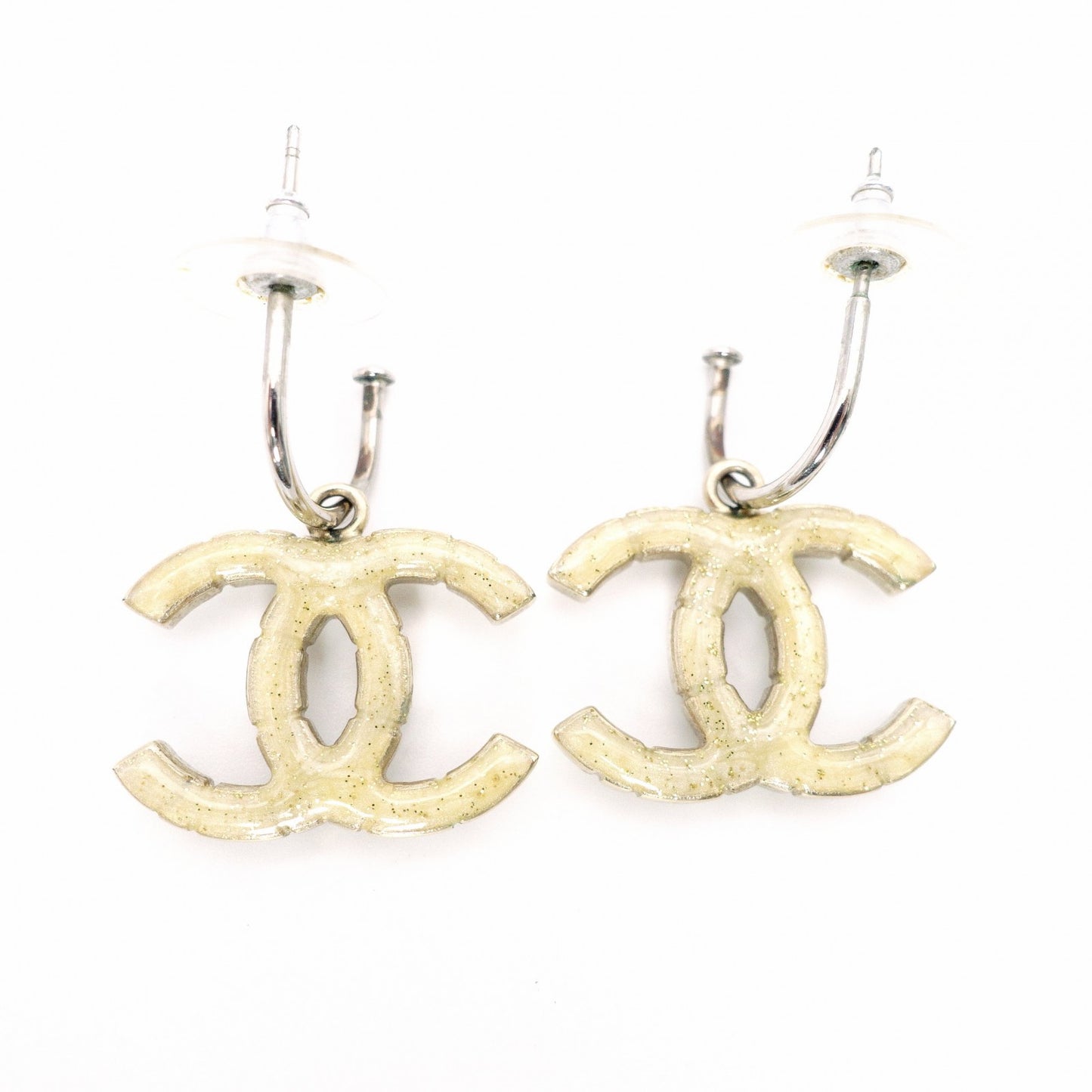 CHANEL Earrings: Metal, Rhinestones, Faux Pearls, CC Logo, Coco Logo