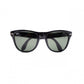 Ray-Ban Wayfarer RB4105 Sunglasses, Plastic, Black, Unisex, Foldable