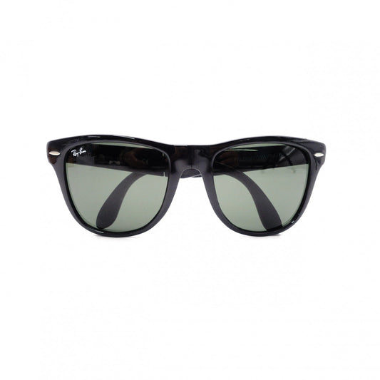 Ray-Ban Wayfarer RB4105 Sunglasses, Plastic, Black, Unisex, Foldable