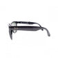 Ray-Ban Wayfarer RB4105 Sunglasses, Plastic, Black, Unisex, Foldable