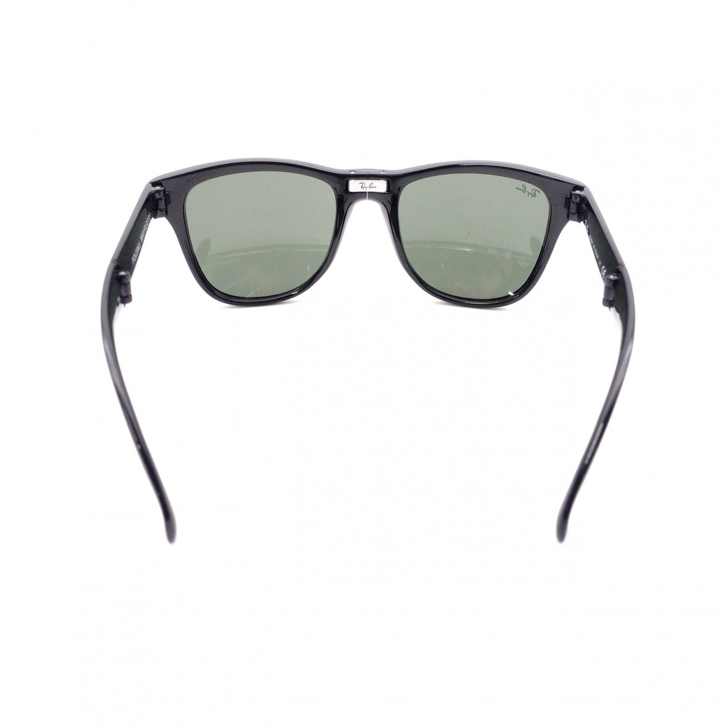 Ray-Ban Wayfarer RB4105 Sunglasses, Plastic, Black, Unisex, Foldable