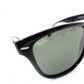 Ray-Ban Wayfarer RB4105 Sunglasses, Plastic, Black, Unisex, Foldable