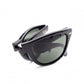 Ray-Ban Wayfarer RB4105 Sunglasses, Plastic, Black, Unisex, Foldable