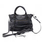BALENCIAGA Classic Velo Handbag, 2-Way, Leather, Gray, Women's