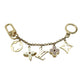 LOUIS VUITTON Bag Charm Key Ring M65111 Logo Gold LV 7-11-481