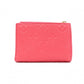 LOUIS VUITTON Lisa Monogram Empreinte Bifold Wallet, Leather, Pink with Gold Hardware