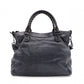 BALENCIAGA Classic Velo Handbag, 2-Way, Leather, Gray, Women's