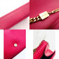 SAINT LAURENT Chain Shoulder Bag, Kate Shoulder Bag, Leather, Pink