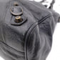 BALENCIAGA Classic Velo Handbag, 2-Way, Leather, Gray, Women's