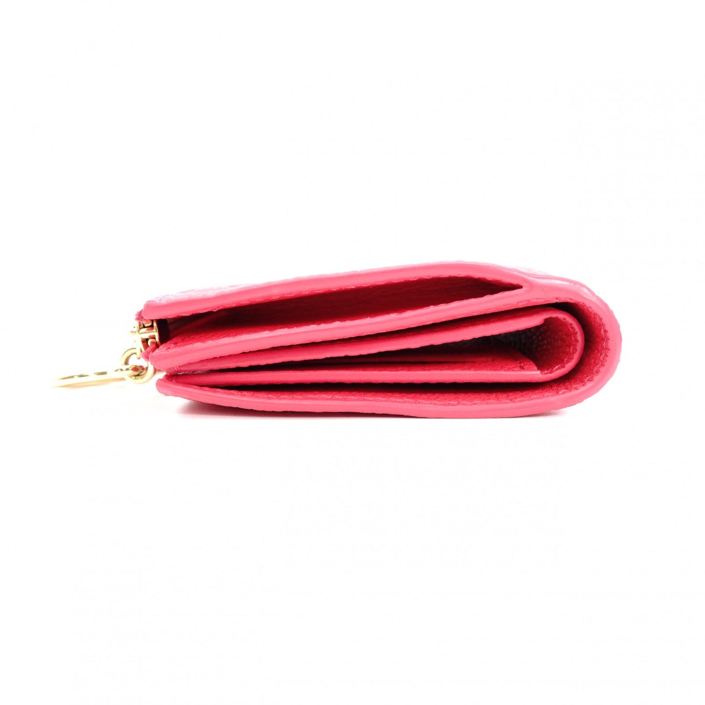 LOUIS VUITTON Lisa Monogram Empreinte Bifold Wallet, Leather, Pink with Gold Hardware