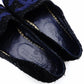 CHANEL Espadrille Slip-On Tweed Navy × Black EU 37 Women's Approx. 9.3" 7-11-107