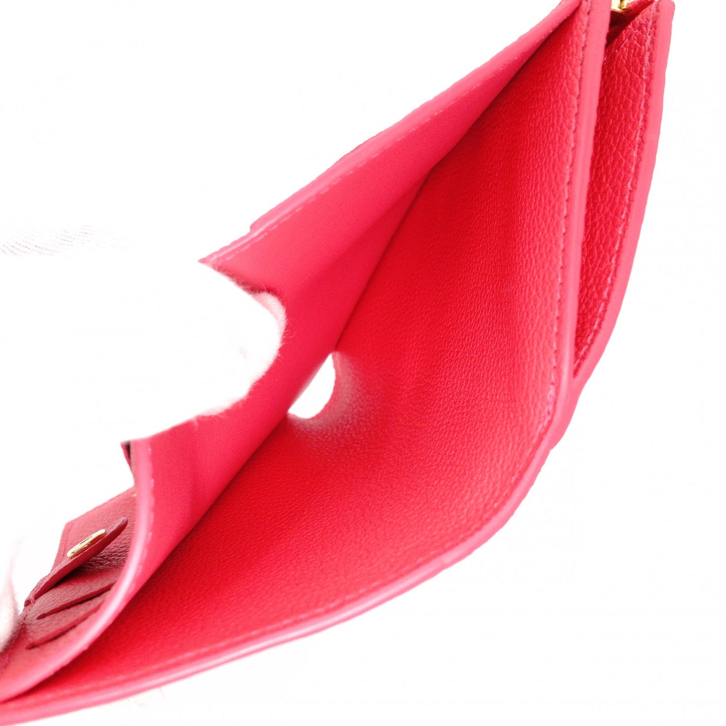 LOUIS VUITTON Lisa Monogram Empreinte Bifold Wallet, Leather, Pink with Gold Hardware