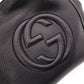 GUCCI Soho Shoulder Bag, Leather, Black, 2-Way