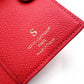 LOUIS VUITTON Lisa Monogram Empreinte Bifold Wallet, Leather, Pink with Gold Hardware