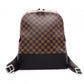 LOUIS VUITTON Jake Backpack, Damier Ébène, PVC/Leather, Brown, Men's