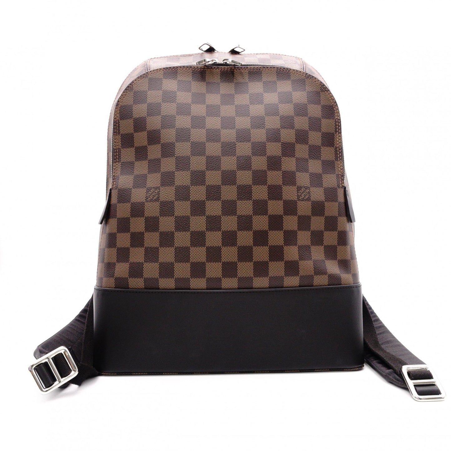 LOUIS VUITTON Jake Backpack, Damier Ébène, PVC/Leather, Brown, Men's