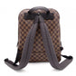 LOUIS VUITTON Jake Backpack, Damier Ébène, PVC/Leather, Brown, Men's