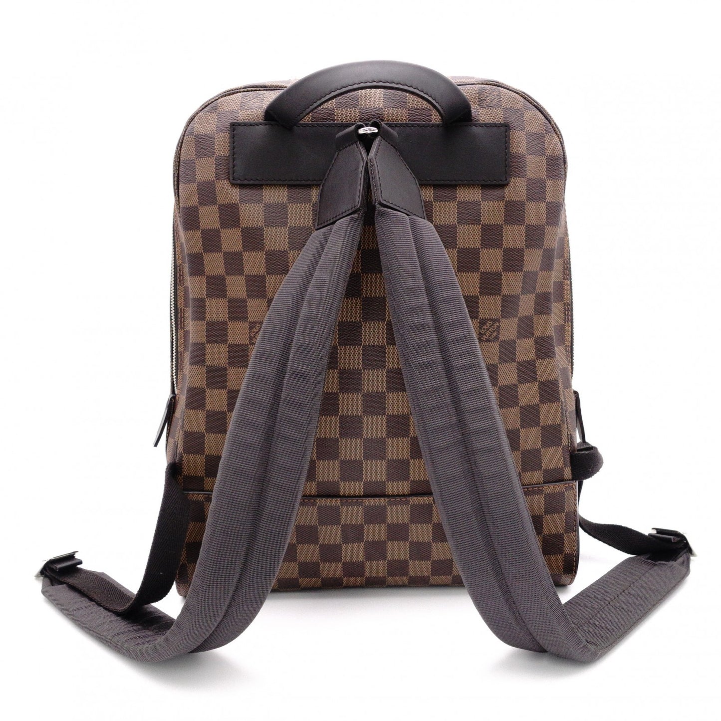 LOUIS VUITTON Jake Backpack, Damier Ébène, PVC/Leather, Brown, Men's