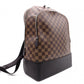 LOUIS VUITTON Jake Backpack, Damier Ébène, PVC/Leather, Brown, Men's