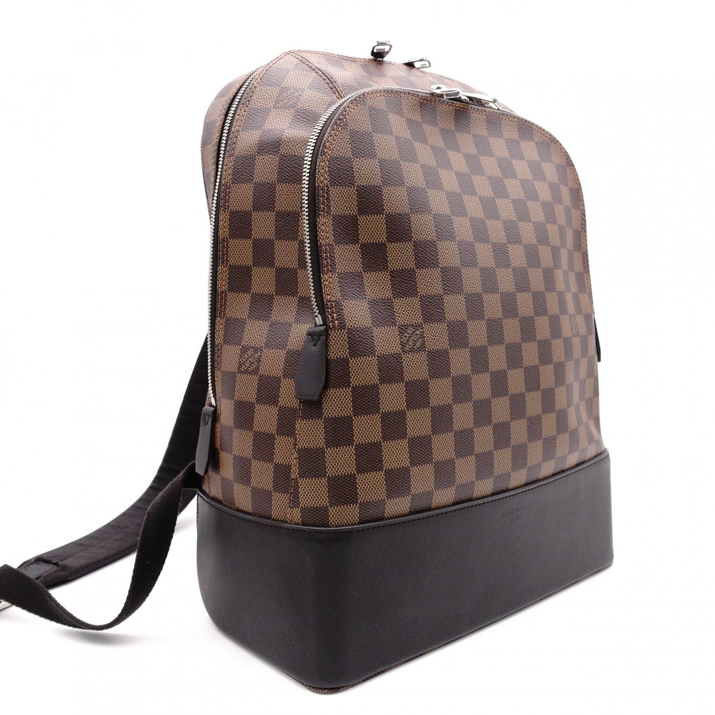 LOUIS VUITTON Jake Backpack, Damier Ébène, PVC/Leather, Brown, Men's