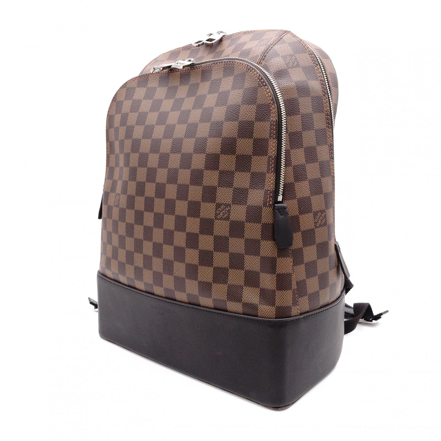 LOUIS VUITTON Jake Backpack, Damier Ébène, PVC/Leather, Brown, Men's