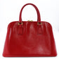 PRADA Promenade Handbag Patent Leather Red Leather BL0837 Gold Hardware 7-12-678