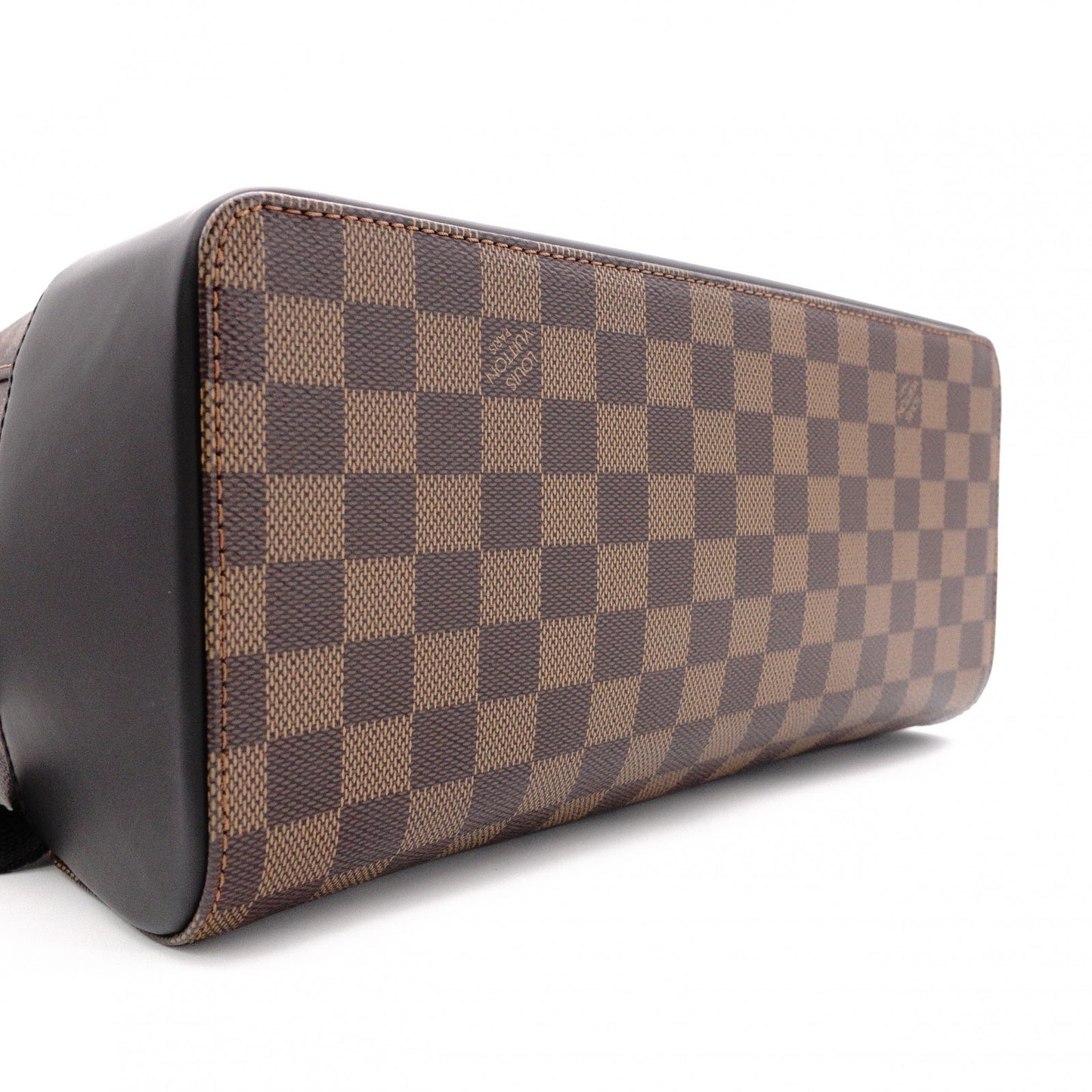 LOUIS VUITTON Jake Backpack, Damier Ébène, PVC/Leather, Brown, Men's