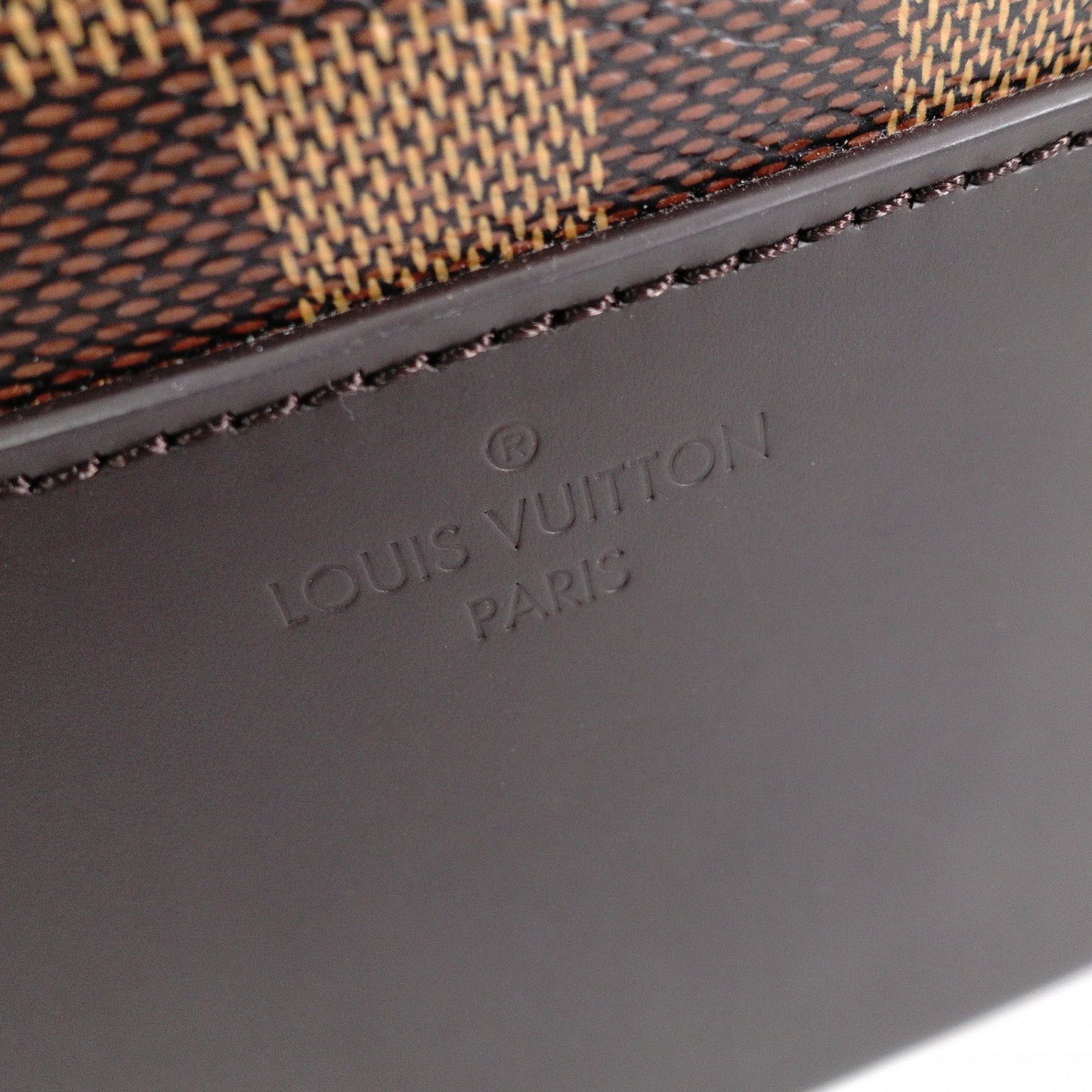 LOUIS VUITTON Jake Backpack, Damier Ébène, PVC/Leather, Brown, Men's