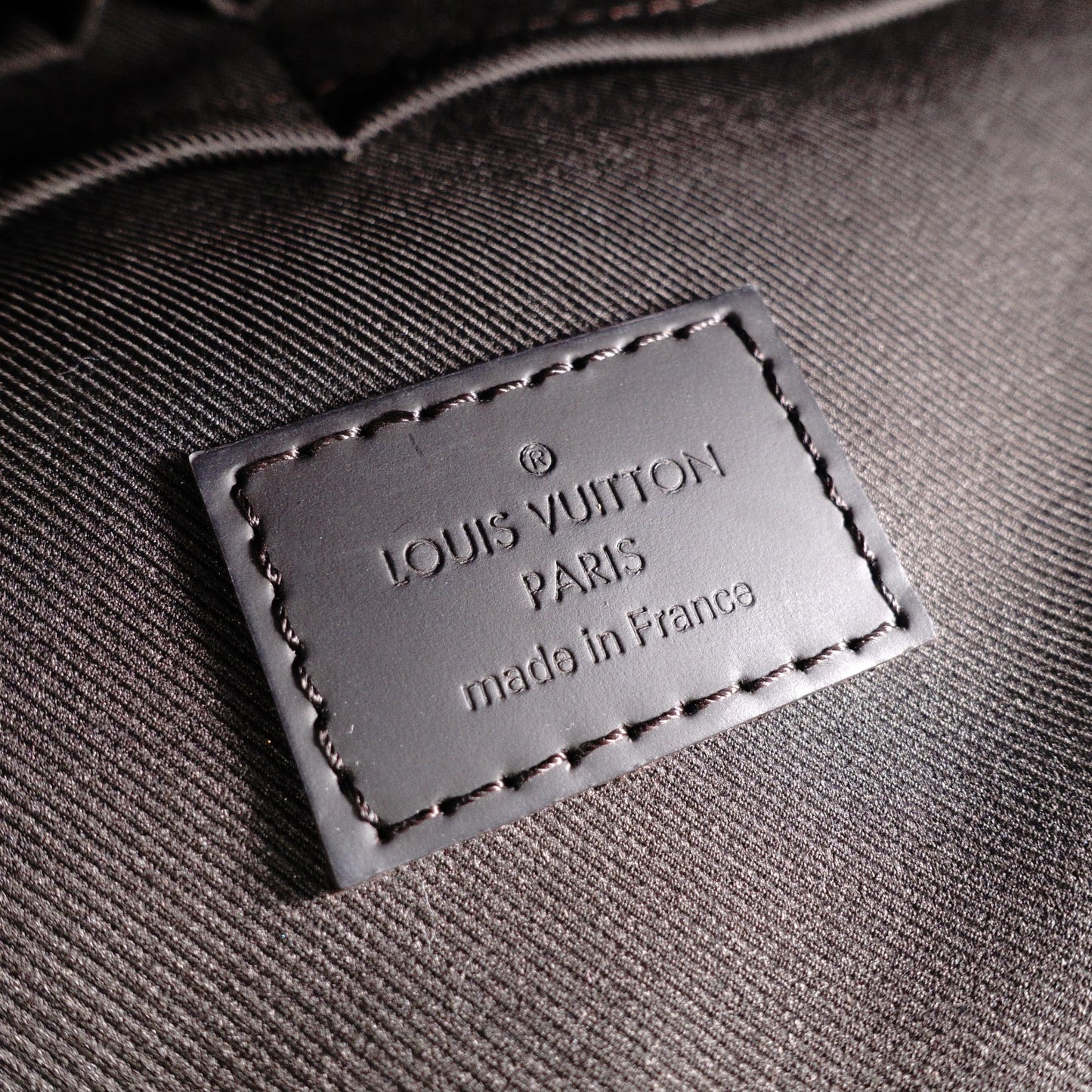 LOUIS VUITTON Jake Backpack, Damier Ébène, PVC/Leather, Brown, Men's