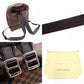 LOUIS VUITTON Jake Backpack, Damier Ébène, PVC/Leather, Brown, Men's