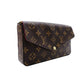 LOUIS VUITTON Pochette Félicité Monogram Canvas M81896 Chain Wallet Shoulder 7-12-705