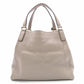 GUCCI Soho Shoulder Bag, Leather, Greige
