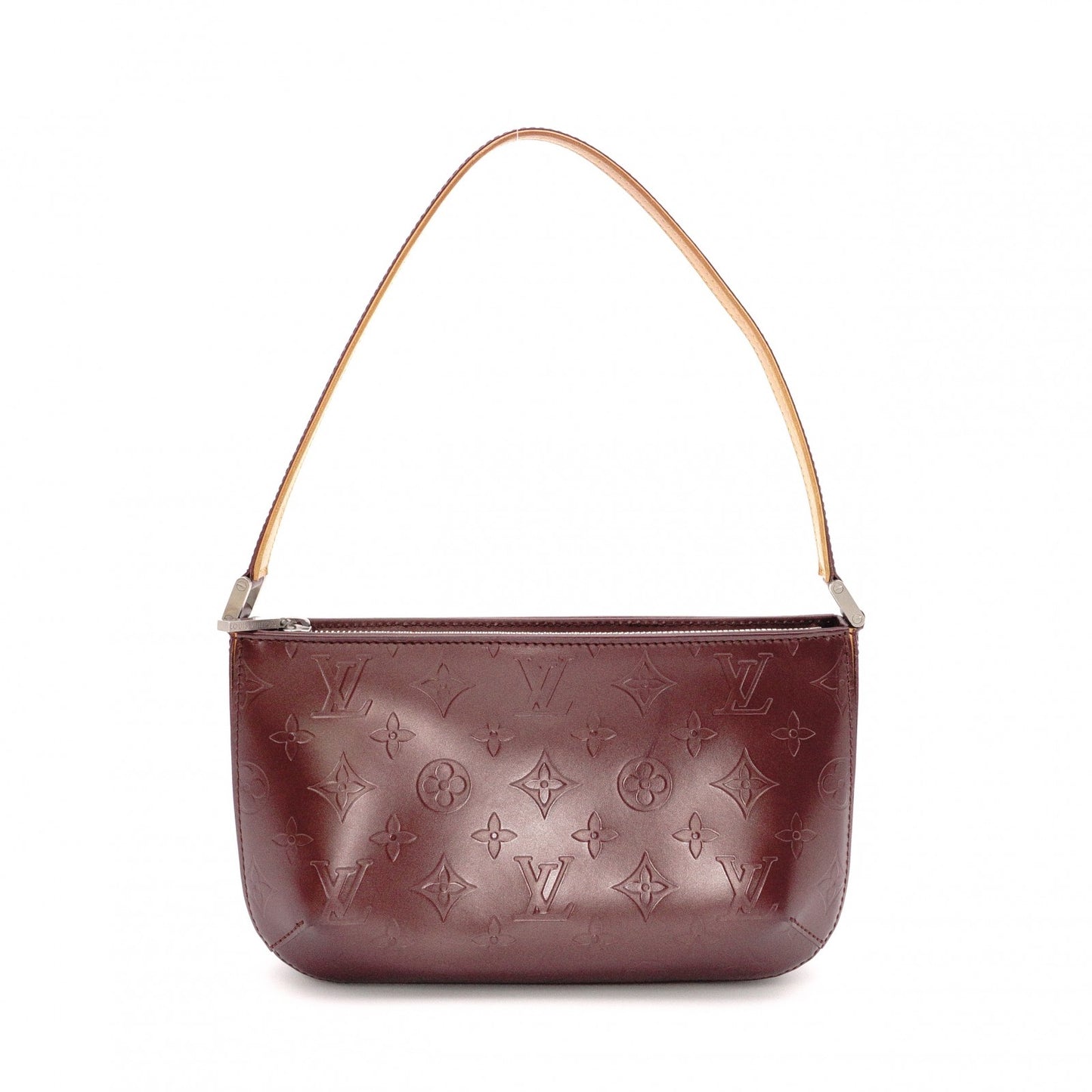 LOUIS VUITTON Fowler M55145 Monogram Matte Shoulder Bag, Leather, Bordeaux