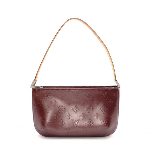 LOUIS VUITTON Fowler M55145 Monogram Matte Shoulder Bag, Leather, Bordeaux