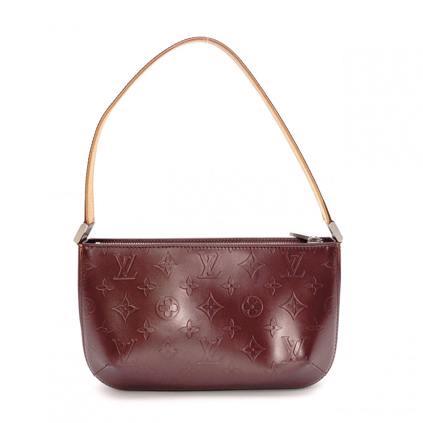 LOUIS VUITTON Fowler M55145 Monogram Matte Shoulder Bag, Leather, Bordeaux