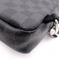 LOUIS VUITTON Avenue Sling Bag, PVC / Leather, Gray, Men's, Damier Graphite