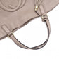 GUCCI Soho Shoulder Bag, Leather, Greige