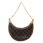 LOUIS VUITTON Monogram Canvas Loop Shoulder Bag M81098 Brown PVC Crossbody 7-12-169