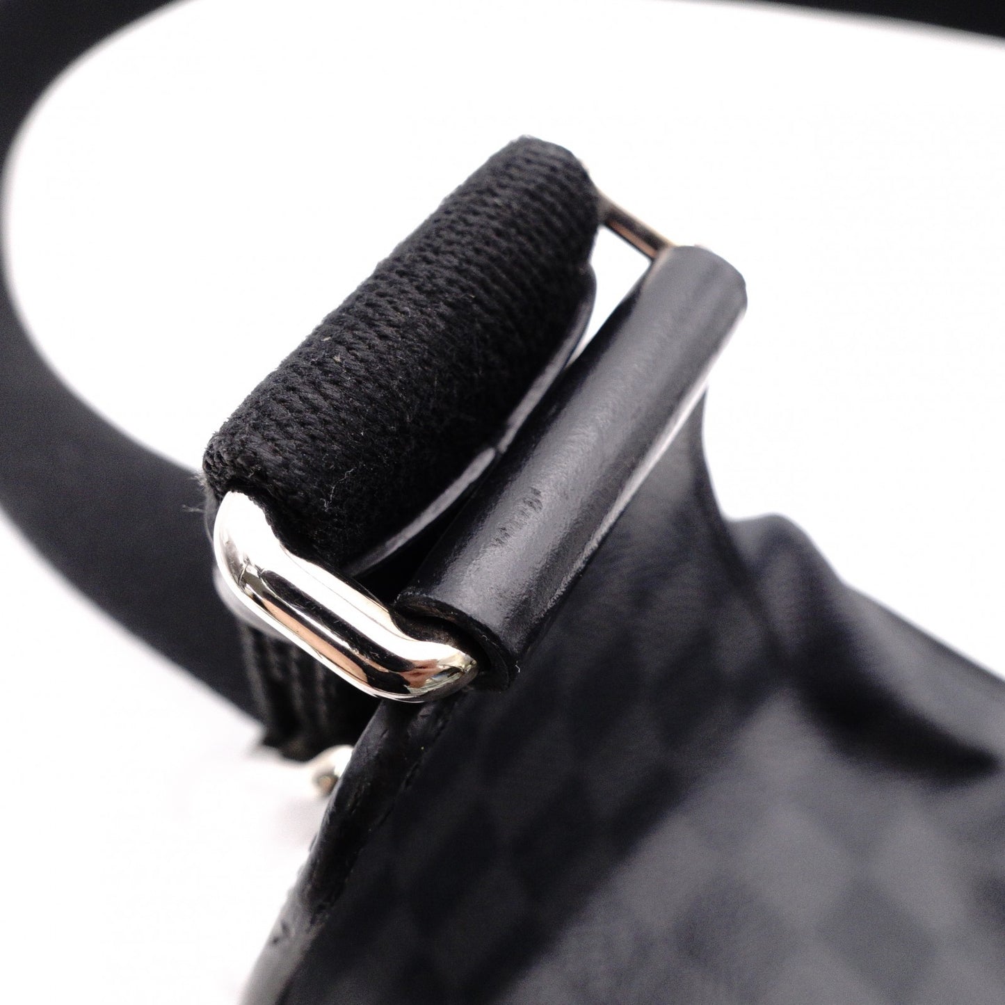 LOUIS VUITTON Avenue Sling Bag, PVC / Leather, Gray, Men's, Damier Graphite