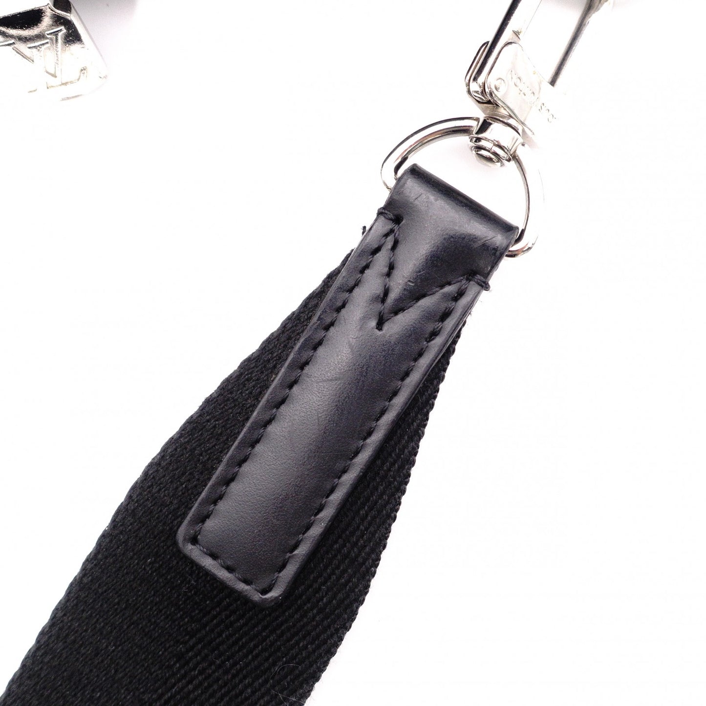 LOUIS VUITTON Avenue Sling Bag, PVC / Leather, Gray, Men's, Damier Graphite